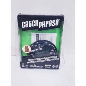 Catch Phrase Handheld Electronic Game 2015 Hasbro Black